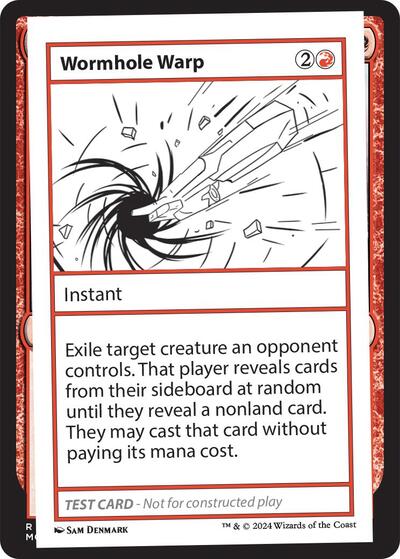 Wormhole Warp (Mystery Booster 2 Playtest Cards) Near Mint
