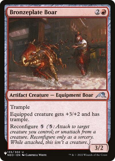 Bronzeplate Boar (The List) Near Mint