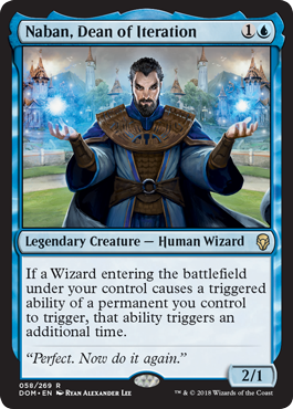 Naban, Dean of Iteration (Dominaria) Light Play