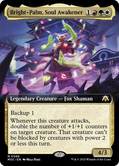 Bright-Palm, Soul Awakener (Extended Art) (Commander: March of the Machine) Near Mint