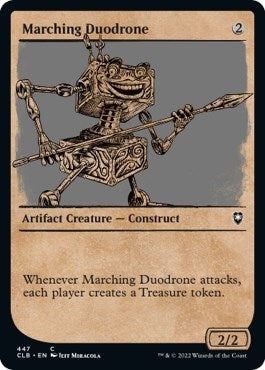 Marching Duodrone (Showcase) (Commander Legends: Battle for Baldur's Gate) Light Play Foil