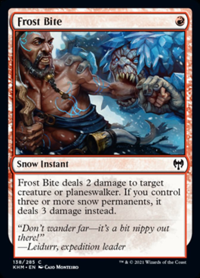 Frost Bite (Kaldheim) Light Play Foil
