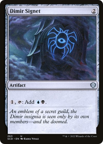 Dimir Signet (Commander 2022 Starter Decks) Light Play