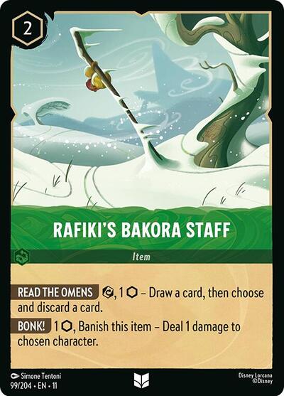 Rafiki's Bakora Staff (Winterspell) Near Mint