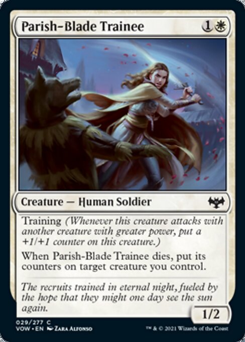 Parish-Blade Trainee (Innistrad: Crimson Vow) Light Play Foil