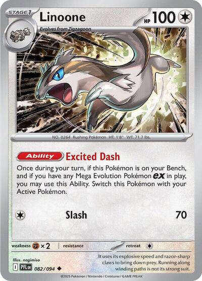Linoone (ME02: Phantasmal Flames) Near Mint