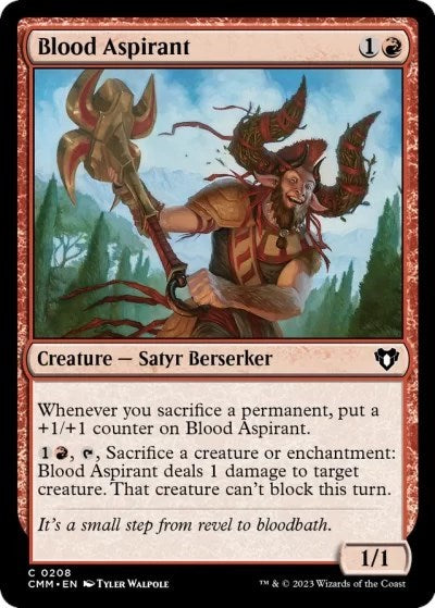 Blood Aspirant (Commander Masters) Near Mint Foil
