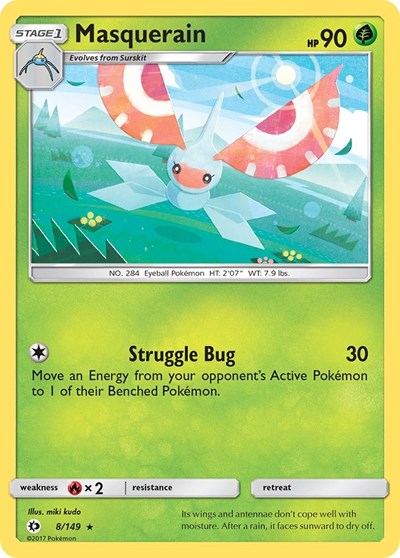 Masquerain (SM Base Set) Near Mint
