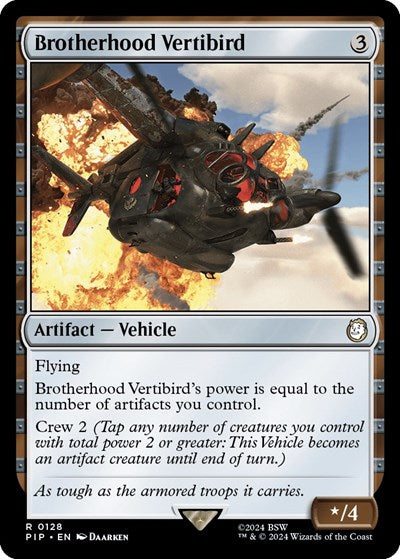 Brotherhood Vertibird (Universes Beyond: Fallout) Light Play