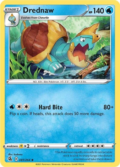 Drednaw (SWSH08: Fusion Strike) Near Mint