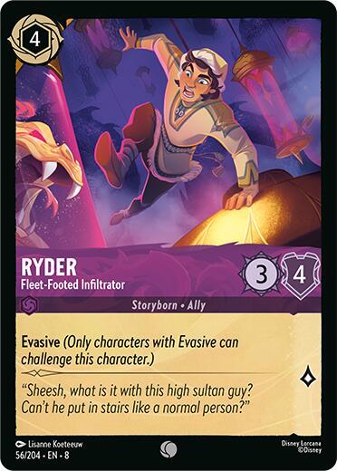 Ryder - Fleet-Footed Infiltrator (Reign of Jafar) Near Mint