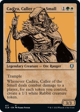Cadira, Caller of the Small (Showcase) (Commander Legends: Battle for Baldur's Gate) Near Mint Foil