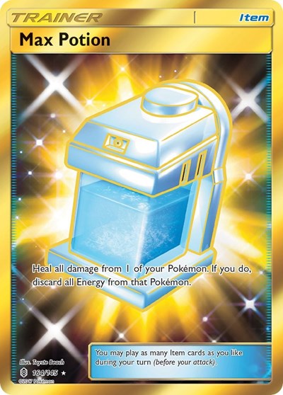 Max Potion (Secret) (SM - Guardians Rising) Near Mint Reverse Holofoil