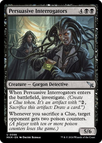 Persuasive Interrogators (Murders at Karlov Manor) Light Play Foil