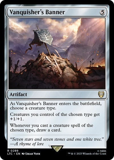 Vanquisher's Banner (Commander: The Lord of the Rings: Tales of Middle-earth) Light Play