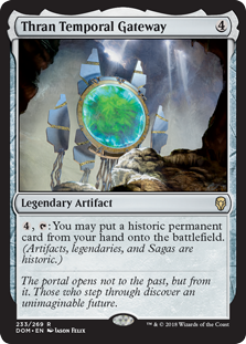 Thran Temporal Gateway (Dominaria) Light Play