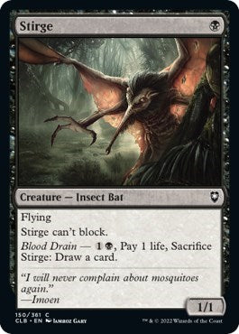 Stirge (Commander Legends: Battle for Baldur's Gate) Light Play Foil