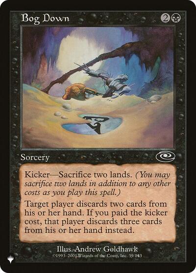 Bog Down (The List) Near Mint