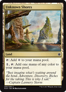 Unknown Shores (Ixalan) Light Play Foil