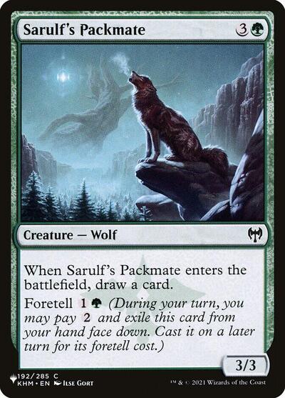 Sarulf's Packmate (The List) Near Mint