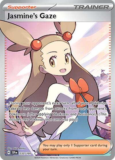 Jasmine's Gaze - 233 (SV08: Surging Sparks) Near Mint Holofoil