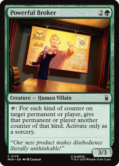 Powerful Broker (Marvel Super Heroes) Near Mint Foil
