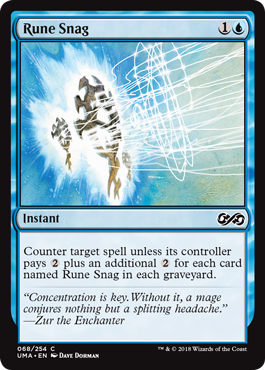 Rune Snag (Ultimate Masters) Light Play Foil