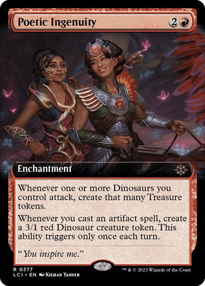 Poetic Ingenuity (Extended Art) (The Lost Caverns of Ixalan) Near Mint Foil