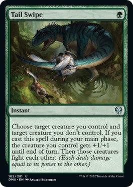 Tail Swipe (Dominaria United) Light Play
