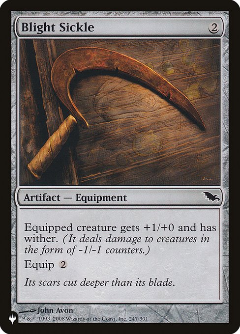 Blight Sickle (The List) Light Play