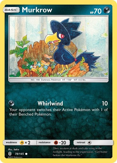 Murkrow (SM - Guardians Rising) Near Mint