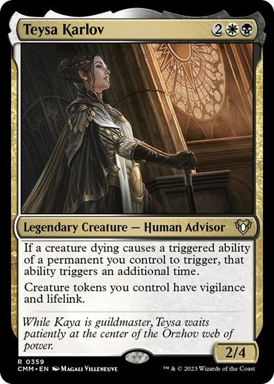 Teysa Karlov (Commander Masters) Light Play