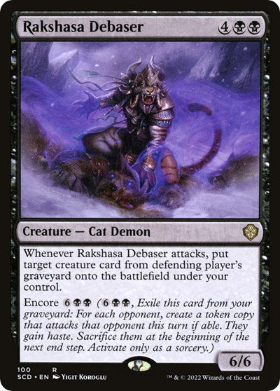 Rakshasa Debaser (Commander 2022 Starter Decks) Light Play