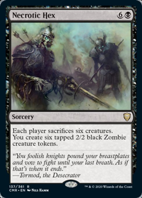 Necrotic Hex (Commander Legends) Light Play