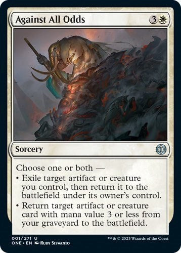 Against All Odds (Phyrexia: All Will Be One) Near Mint Foil