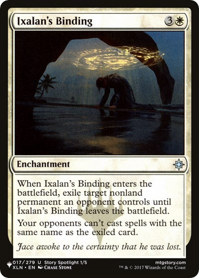 Ixalan's Binding (The List) Light Play
