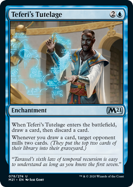 Teferi's Tutelage (Magic 2021 Core Set) Light Play
