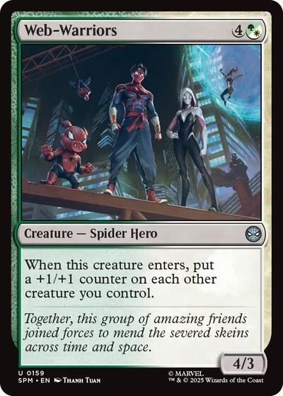 Web-Warriors (Marvel's Spider-Man) Near Mint Foil