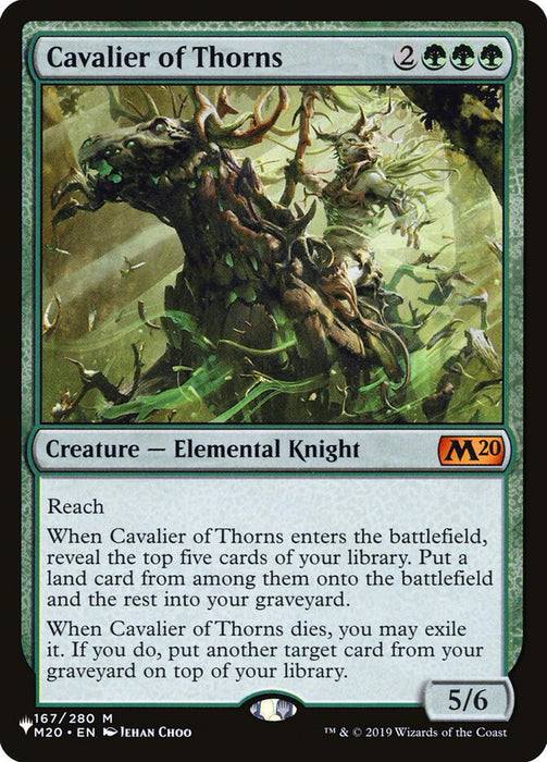Cavalier of Thorns (The List) Light Play