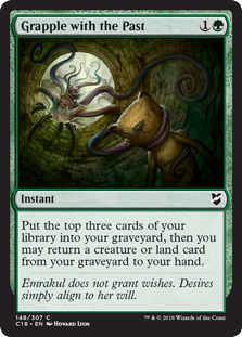 Grapple with the Past (Commander 2018) Light Play