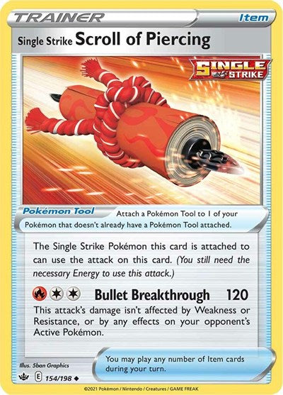 Single Strike Scroll of Piercing (SWSH06: Chilling Reign) Near Mint