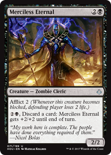 Merciless Eternal (Hour of Devastation) Light Play Foil