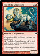 Fire-Belly Changeling (Duel Decks: Knights vs Dragons) Light Play