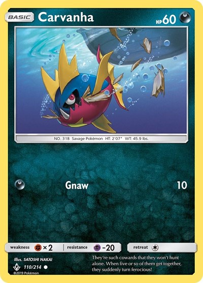 Carvanha (SM - Unbroken Bonds) Near Mint