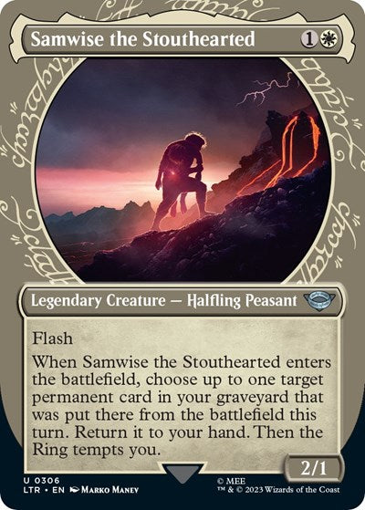 Samwise the Stouthearted (Showcase) (Universes Beyond: The Lord of the Rings: Tales of Middle-earth) Light Play Foil