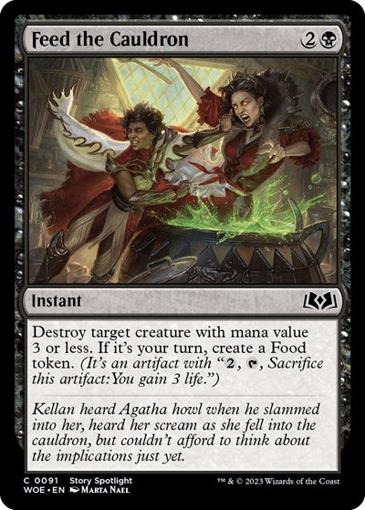 Feed the Cauldron (Wilds of Eldraine) Light Play Foil