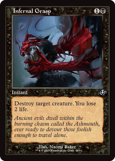 Infernal Grasp (Retro Frame) (Innistrad Remastered) Light Play
