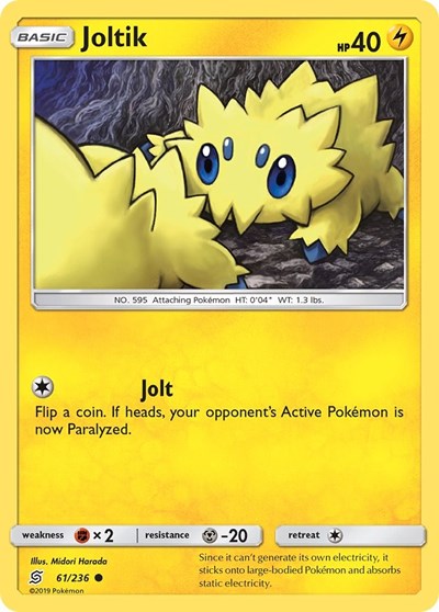 Joltik (SM - Unified Minds) Near Mint Reverse Holofoil