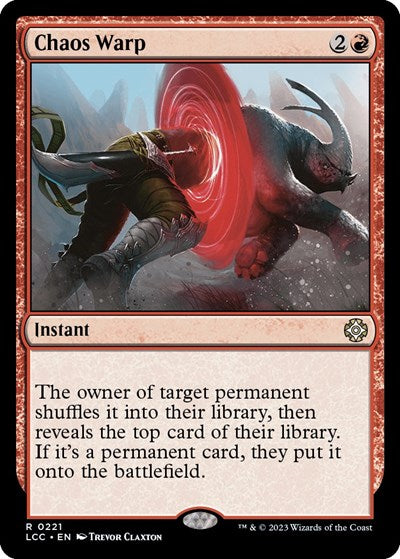 Chaos Warp (Commander: The Lost Caverns of Ixalan) Near Mint