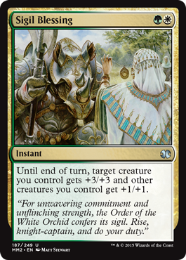 Sigil Blessing (Modern Masters 2015) Light Play Foil